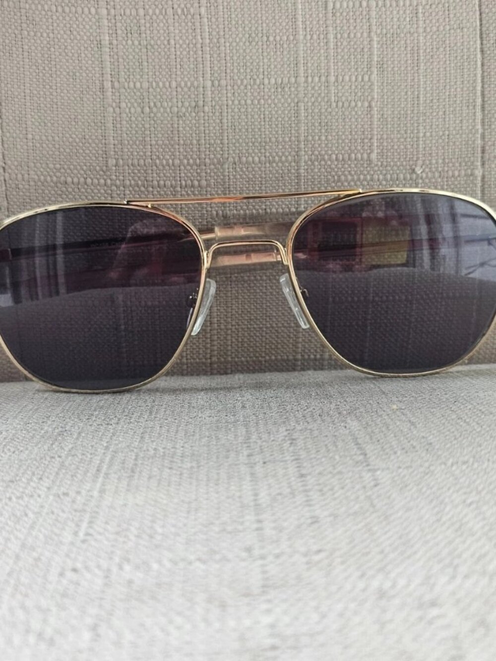 Capri Men Sunglasses Gold Tone Metal Aviator Pilot Eyewear Shades DC158 55[]20